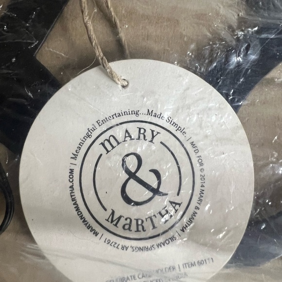 NWT Mary & Martha Metal Celebrate Cardholder - Picture 2 of 4